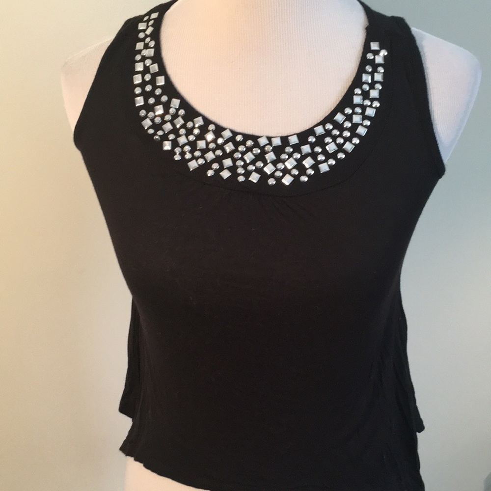 Queen Esther Black tap with ornate neckline